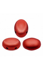 Les perles par Puca® Samos beads Red metallic mat 03000/01890